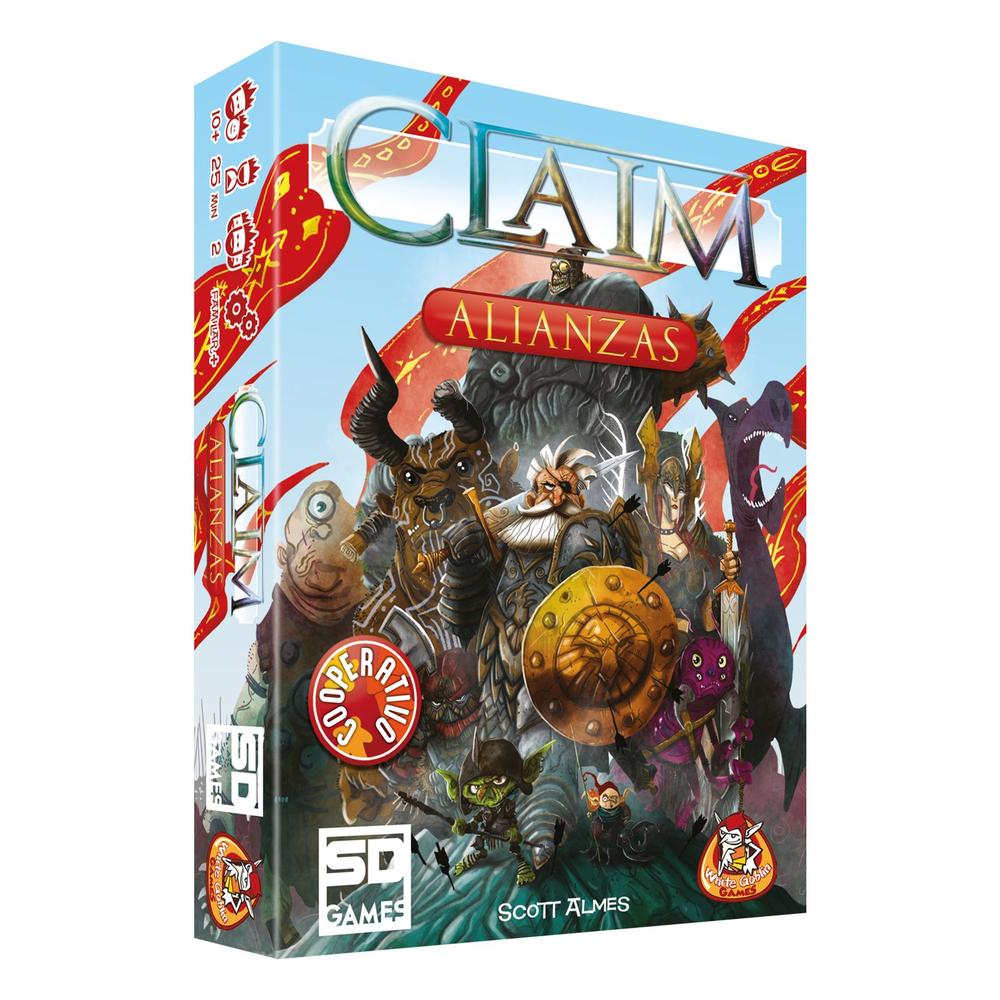 Claim: Alianzas | Juego de Cartas Cooperativo | 2 Jugadores | +10 Años | SD Games