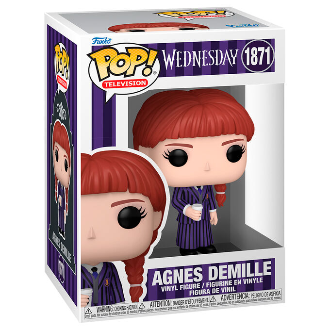 Funko Pop! Agnes DeMille | Wednesday Pt. 2 | Netflix | Figura Vinilo Coleccionista