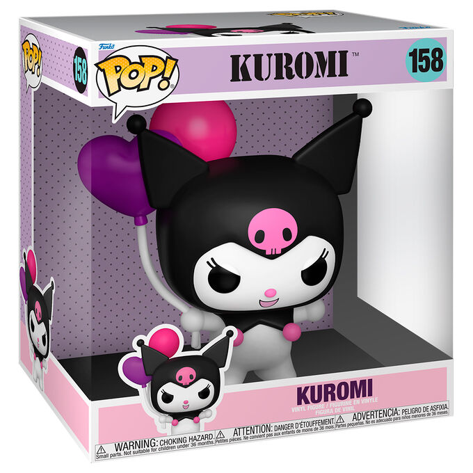 Funko Pop! Jumbo Kuromi | Hello Kitty & Friends | Sanrio | Figura Vinilo Grande