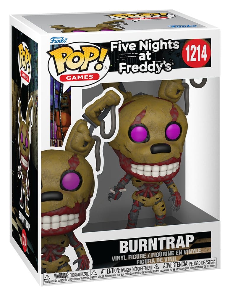 Funko Pop! Burntrap #1214 | Five Nights at Freddy's | Figura Vinilo Terror