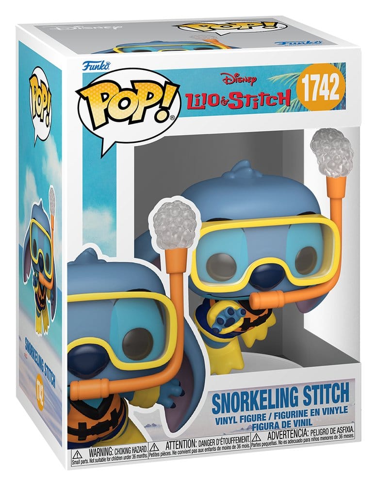 Funko Pop! Snorkeling Stitch #1742 | Lilo & Stitch | Disney | Figura Vinilo