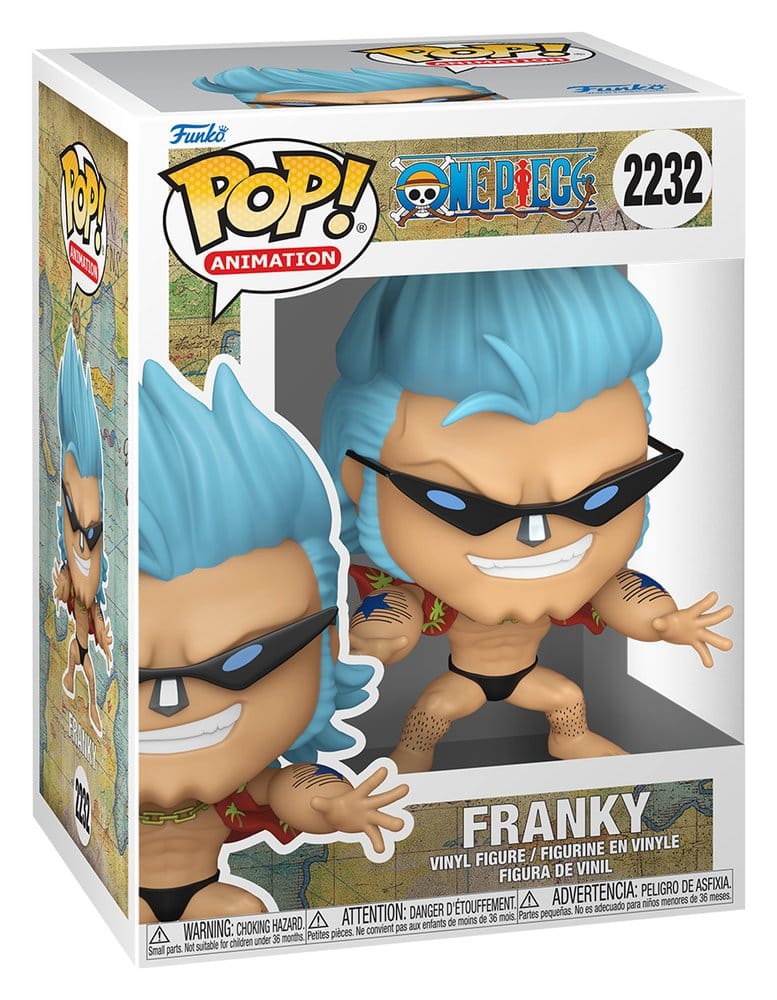 Funko Pop! Franky | One Piece | POP! Animation Refresh | Figura Vinilo Coleccionista