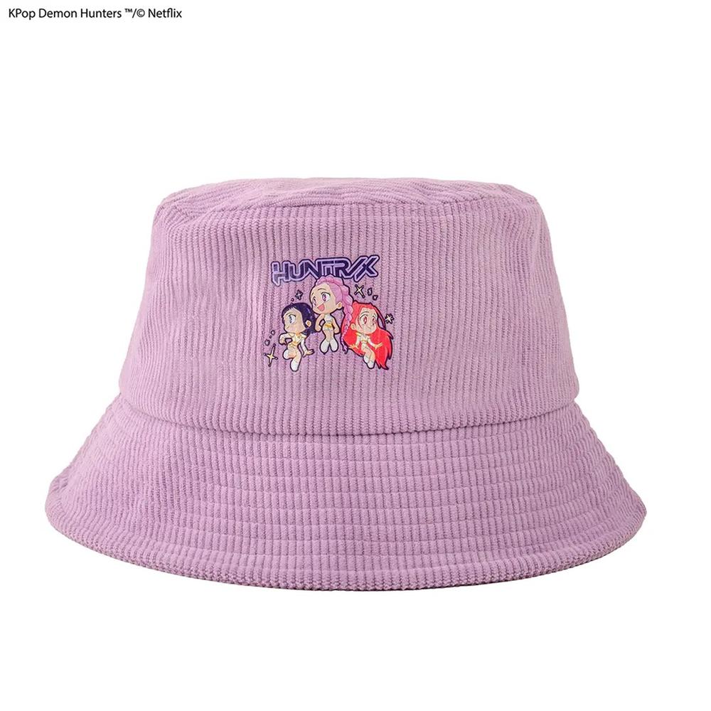 Bucket Hat Huntr/x | Gorro Bob Oficial KPop Demon Hunters | Bordado | Licencia Netflix | Cinereplicas