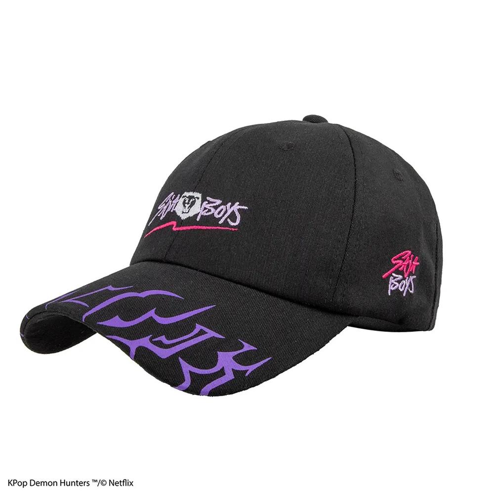 Gorra Béisbol Saja Boys | KPop Demon Hunters | Bordado Oficial | Ajustable | Licencia Netflix | Cinereplicas