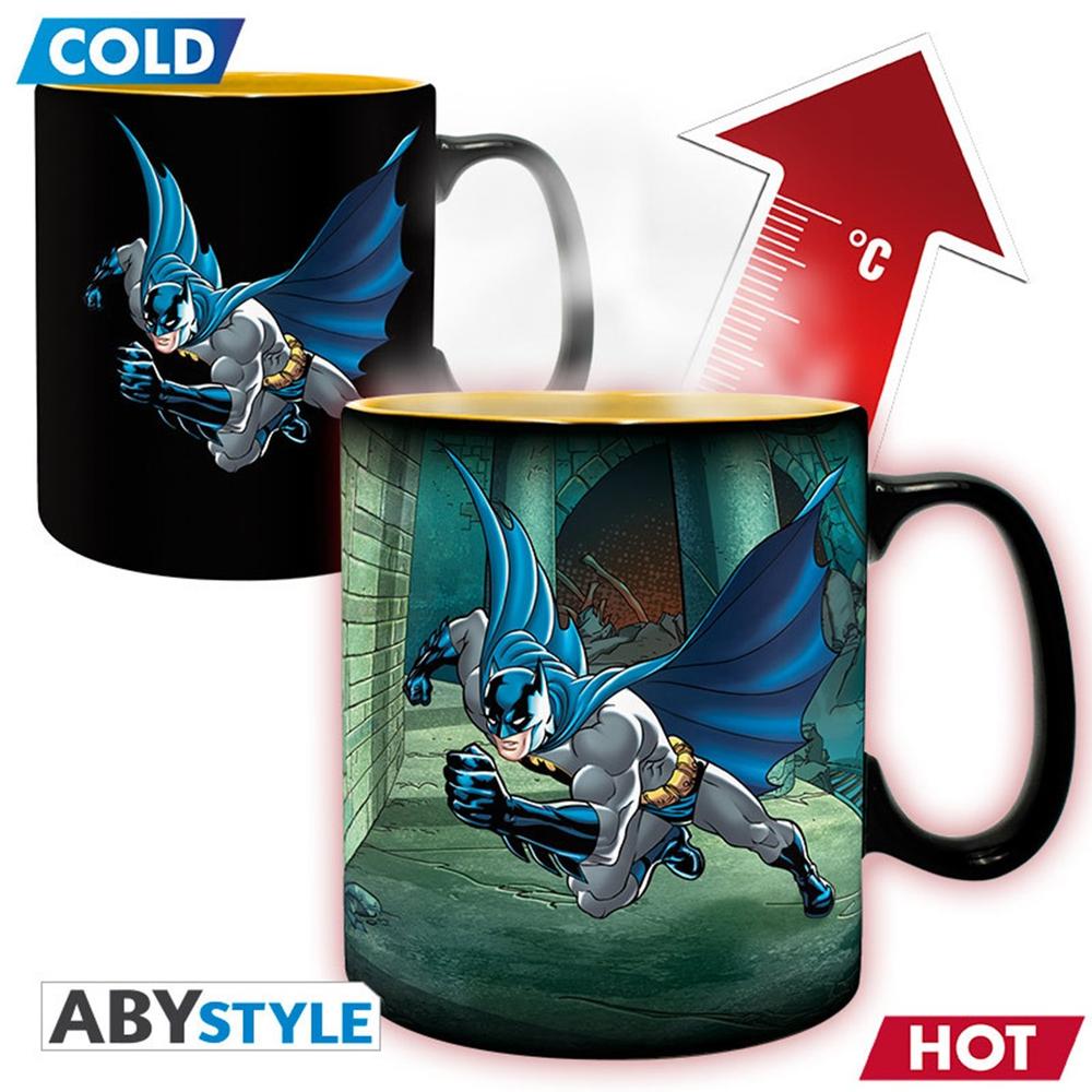 Taza Termosensible Batman & Joker | DC Comics | Efecto Térmico 460ml | Cerámica | ABYstyle