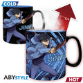 Taza Termosensible Jinwoo e Igris | Solo Leveling | Efecto Térmico 460ml | ABYstyle