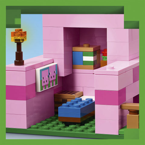 Lego minecraft la casa - cerdo beb