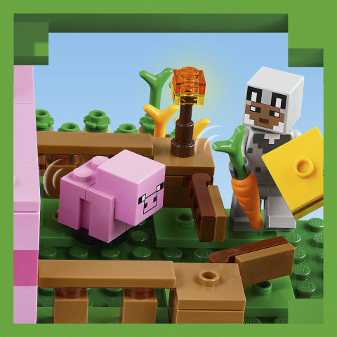 Lego minecraft la casa - cerdo beb