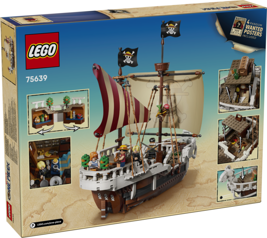 LEGO One Piece Netflix | Barco Pirata Going Merry (75639) | 1376 Piezas | +10 Años