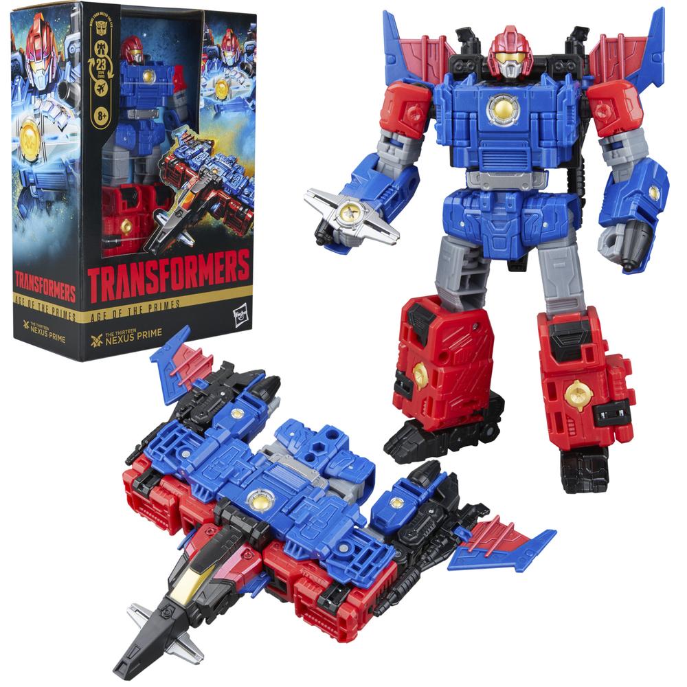 Figura Hasbro Transformers Age of the Primes Nexus Prime | The Thirteen | Coleccionista