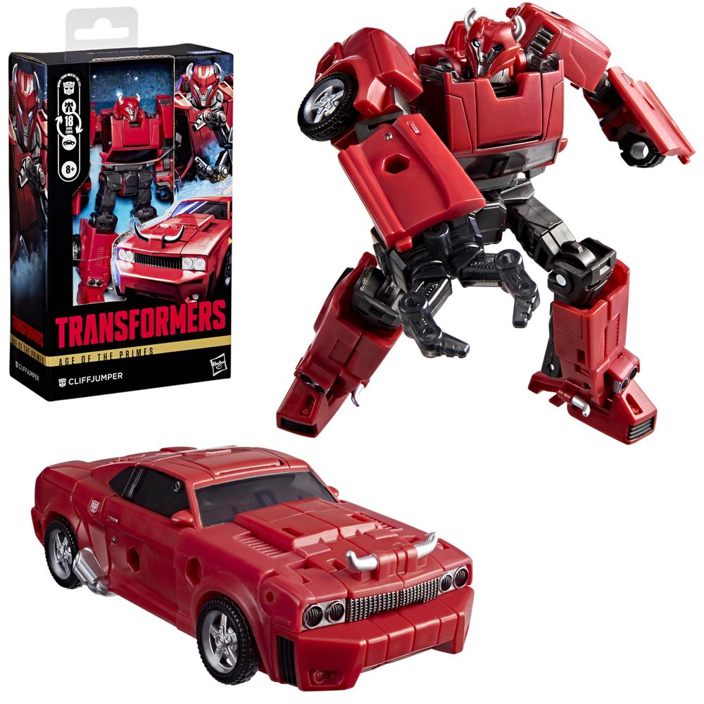 Figura Hasbro Transformers Age of the Primes Cliffjumper | Figura Transformable 18 Pasos
