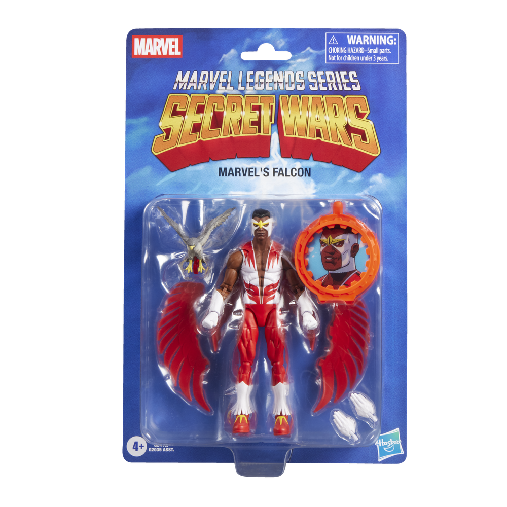 Figura Hasbro Marvel Legends Secret Wars Falcon | 15cm Alas Desmontables Coleccionista