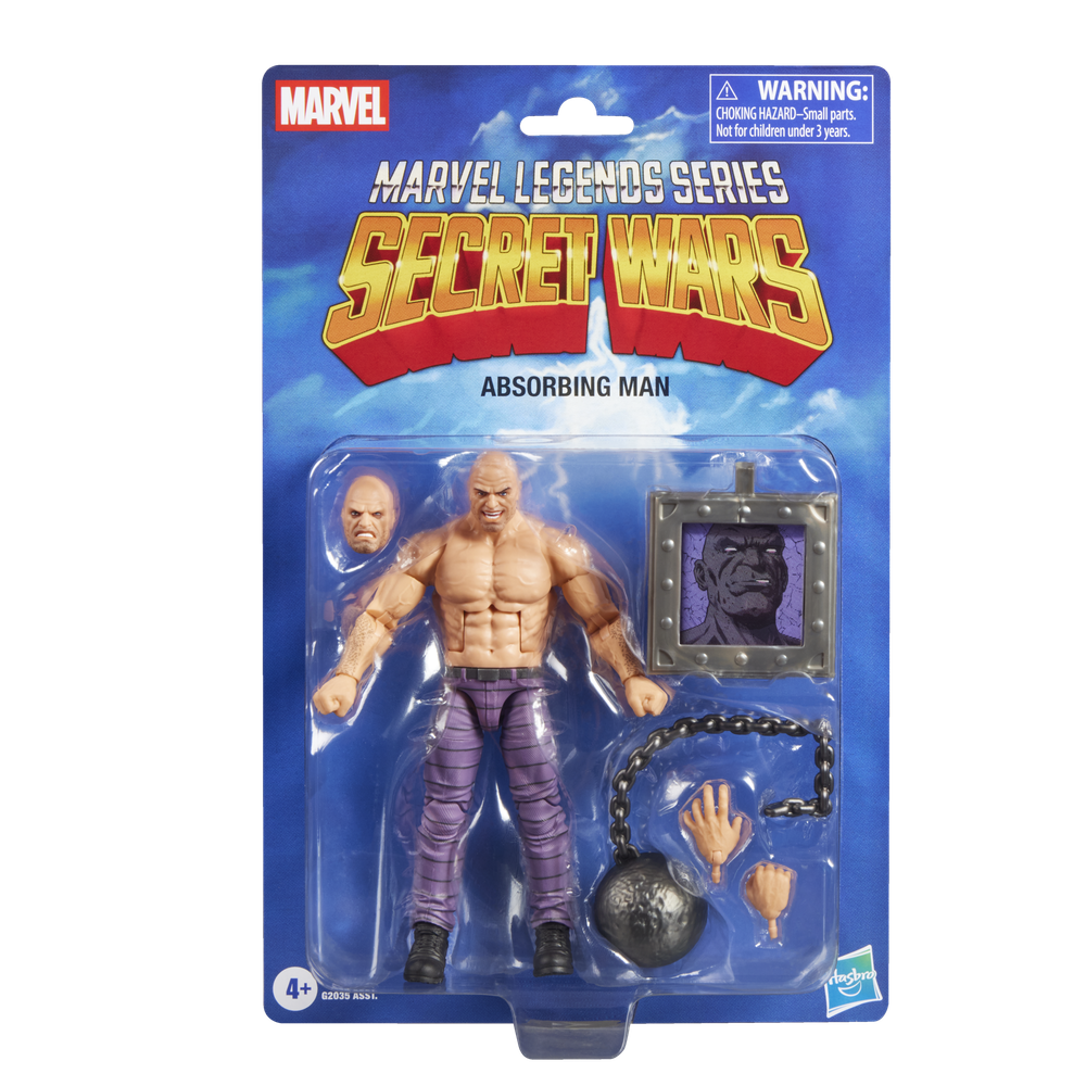 Figura Hasbro Marvel Legends Secret Wars Absorbing Man | 15cm Bola Demolición Coleccionista