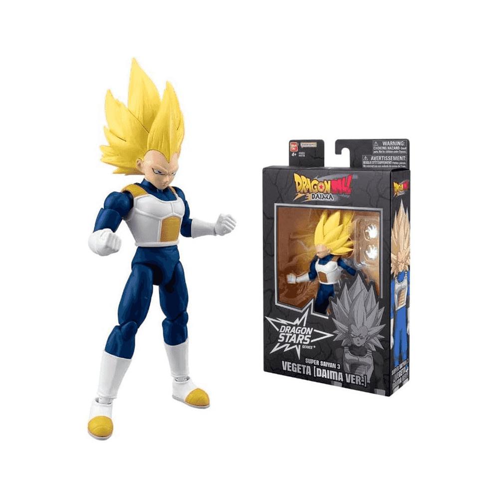 Vegeta Super Saiyan 3 | Figura Articulada Dragon Ball Daima | 17 cm PVC | Dragon Stars | Bandai