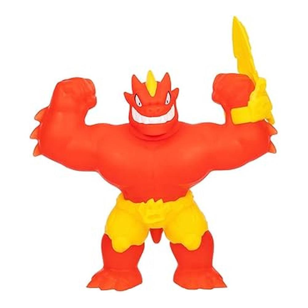 Blazagon Dragón | Figura Elástica Heroes of Goo Jit Zu Meteor Madness | Extensible x3 con Gel Meteorito | +4 Años | Bandai