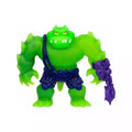 Rock Jaw | Figura Heroes of Goo Jit Zu Meteor Madness | Cocodrilo Extensible con Accesorio | +4 Años | Bandai