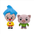 Plim Plim & Hoggie Pack 2 Figuras Semi Articuladas | Juguete Infantil | +18 Meses | Bandai