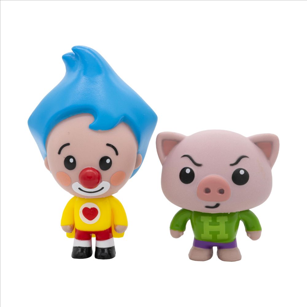 Plim Plim & Hoggie Pack 2 Figuras Semi Articuladas | Juguete Infantil | +18 Meses | Bandai