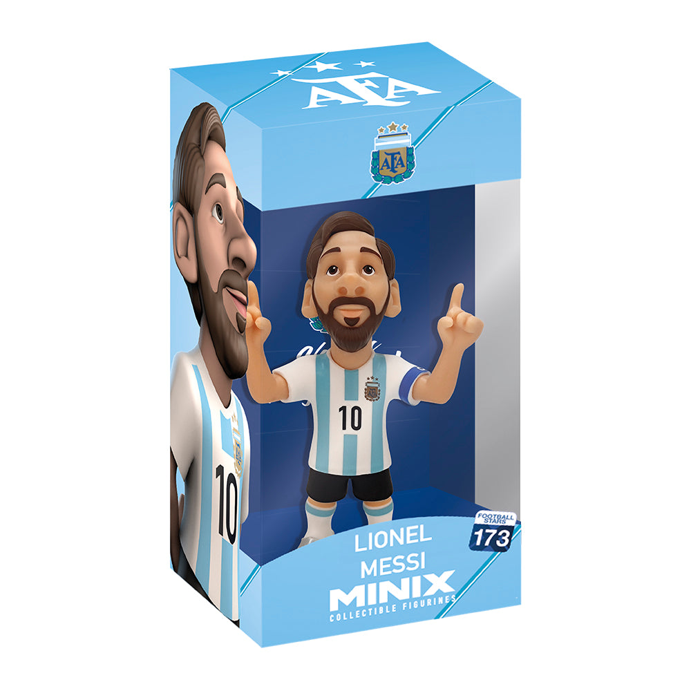 Figura Minix Messi Argentina | Figura Coleccionista Fútbol | 12cm