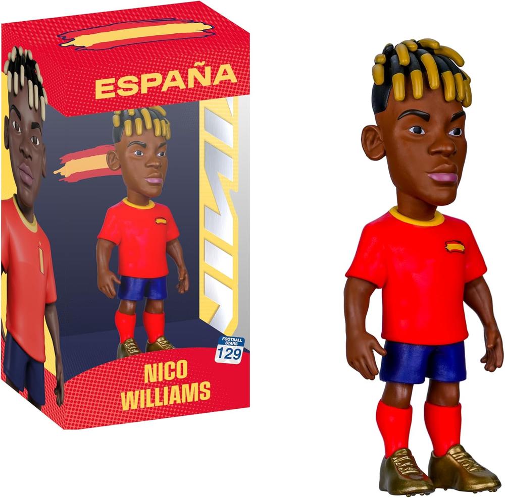 Figura Minix Nico Williams Selección España | Coleccionista Fútbol | 12cm