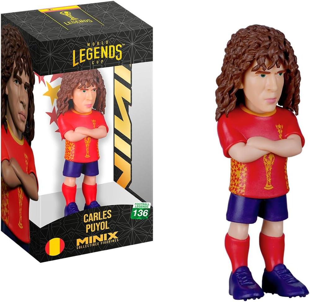 Figura Minix Puyol Selección España | Coleccionista Fútbol | 12cm