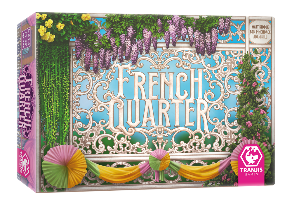 French Quarter | Juego de Mesa Planificación de Rutas Nueva Orleans | Tranjis Games
