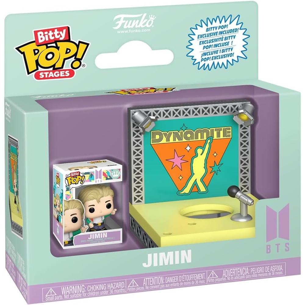 Funko Pop! Bitty Stages BTS Jimin | Dynamite | Figura Vinilo Coleccionista