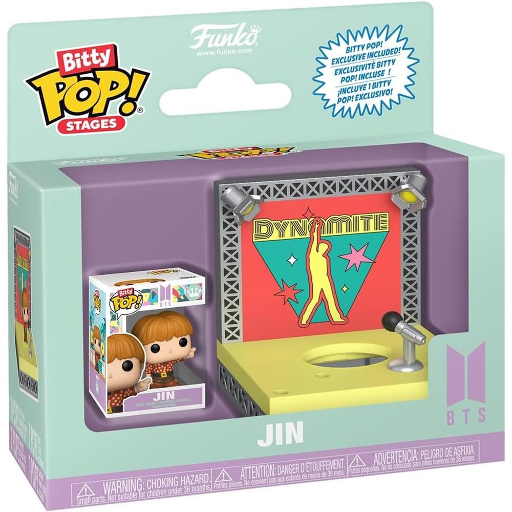 Funko Pop! Bitty Stages BTS Jin | Dynamite | Figura Vinilo Coleccionista