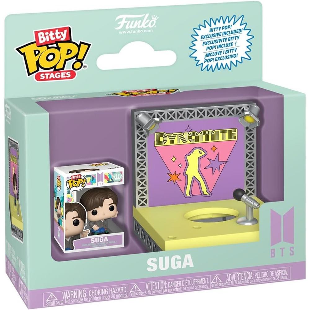 Funko Pop! Bitty Stages BTS Suga | Dynamite | Figura Vinilo Coleccionista