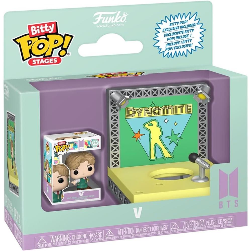 Funko Pop! Bitty Stages BTS V | Dynamite | Figura Vinilo Coleccionista
