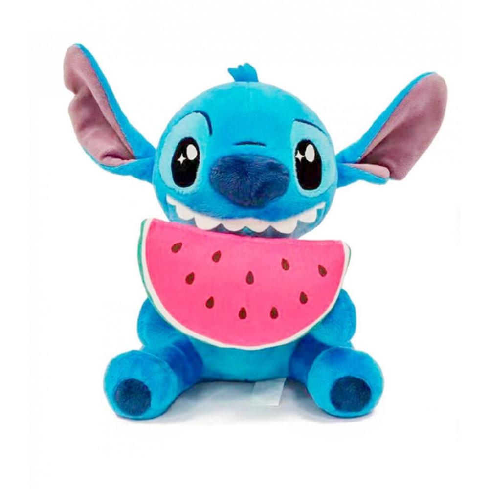 Stitch con Sandía Peluche 25 cm | Disney Lilo & Stitch | Diseño Oficial Veraniego | Colección y Regalo | Simba Toys