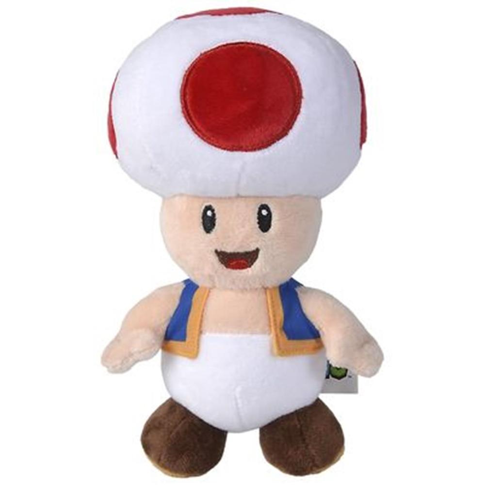 Toad Peluche 20cm | Super Mario Nintendo | Felpa Suave Oficial | Juego y Colección | Simba Toys