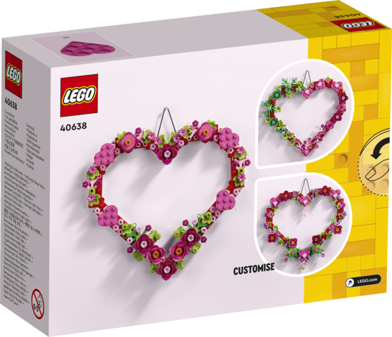 Lego corazn decorativo