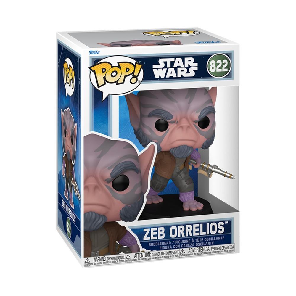 Funko Pop! Zeb Orrelios #822 | Star Wars Rebels | Figura Vinilo Coleccionista