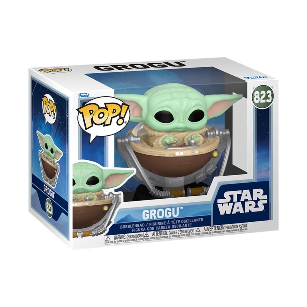 Funko Pop! Grogu en Mochila #823 | Star Wars The Mandalorian | Figura Vinilo