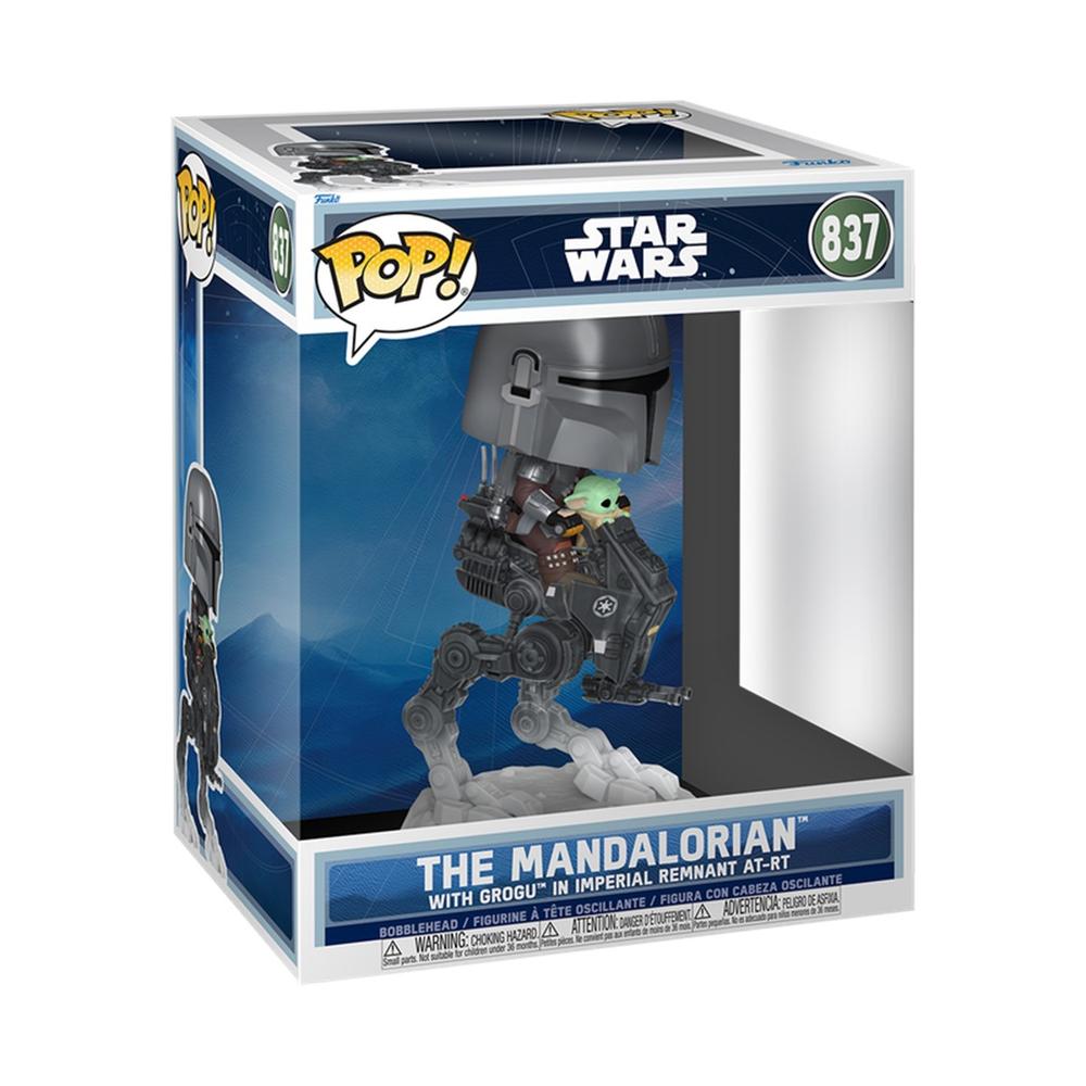 Funko Pop! Rides Deluxe The Mandalorian #837 | Star Wars | Figura Vinilo Coleccionista