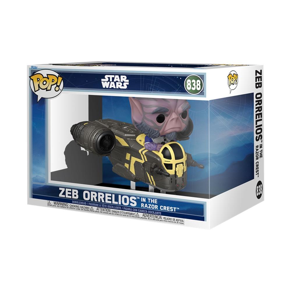 Funko Pop! Rides Deluxe Zeb Orrelios #838 | Star Wars Rebels | Figura Vinilo
