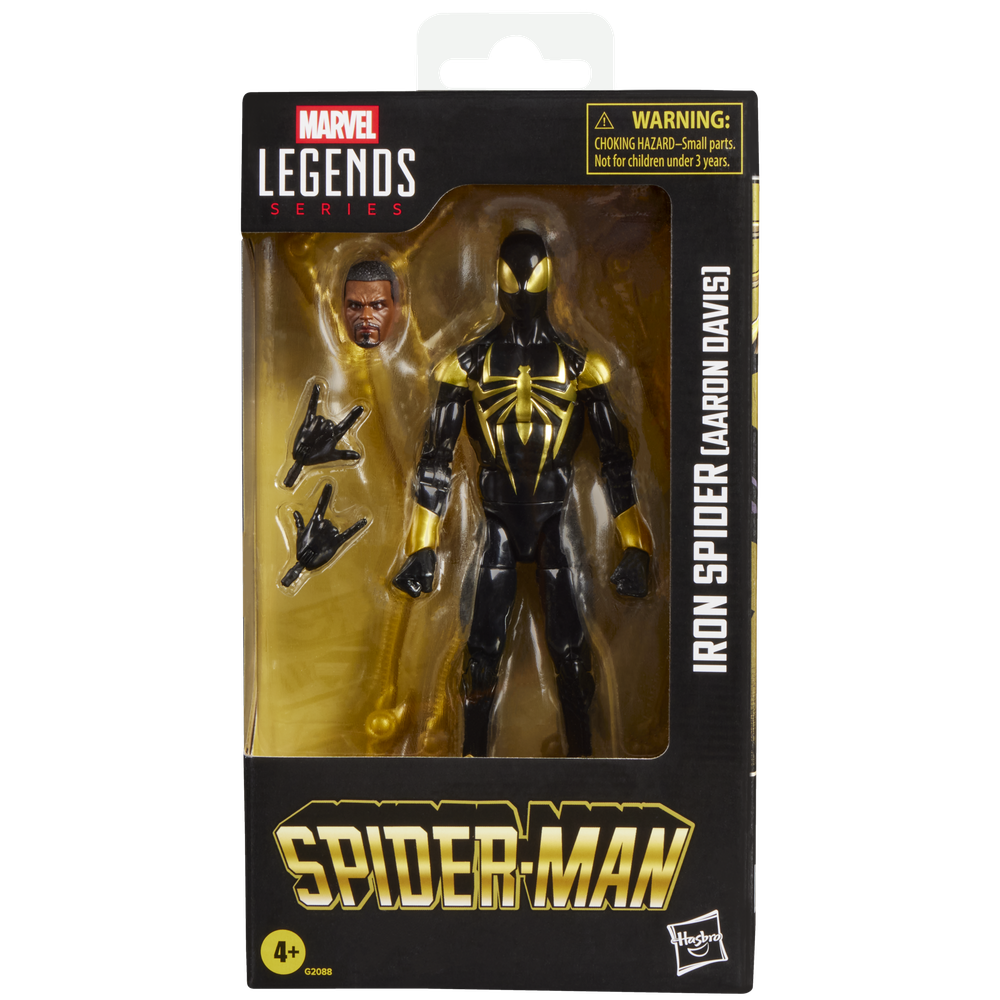 Figura Hasbro Marvel Legends Spider-Man Iron Spider Aaron Davis | 15cm Patas Mecánicas