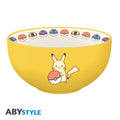 Pikachu Electric Type Bowl | Bol Cerámica Pokémon 600 ml | Apto Lavavajillas y Microondas | Abystyle