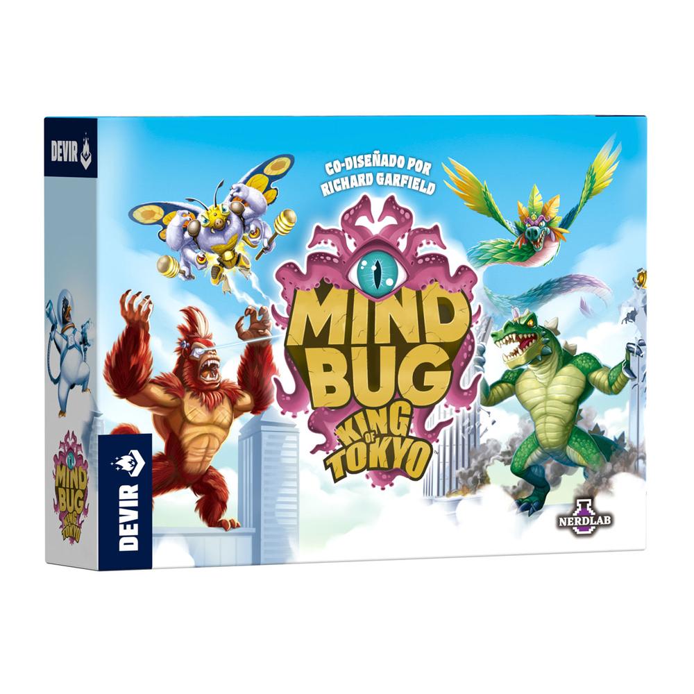 Mindbug: King of Tokyo | Juego de Cartas Estratégico | 2 Jugadores | +8 Años | Devir
