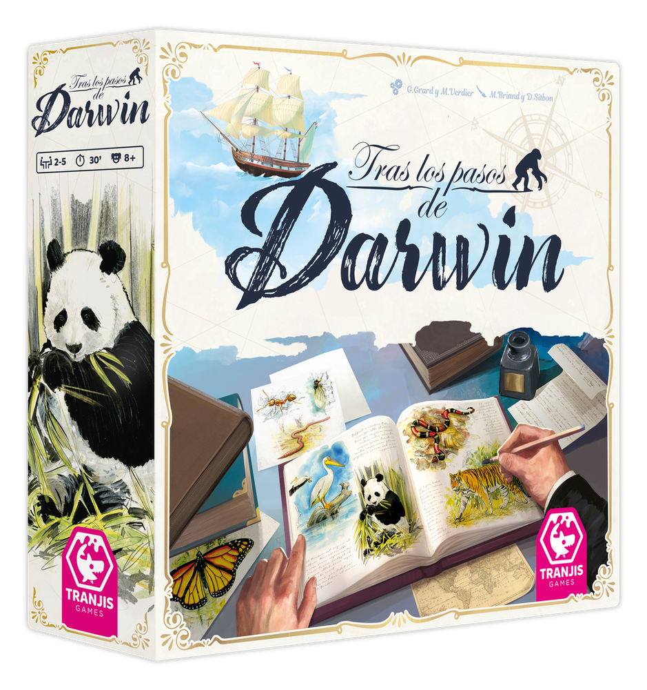 Juego mesa tras los pasos darwin