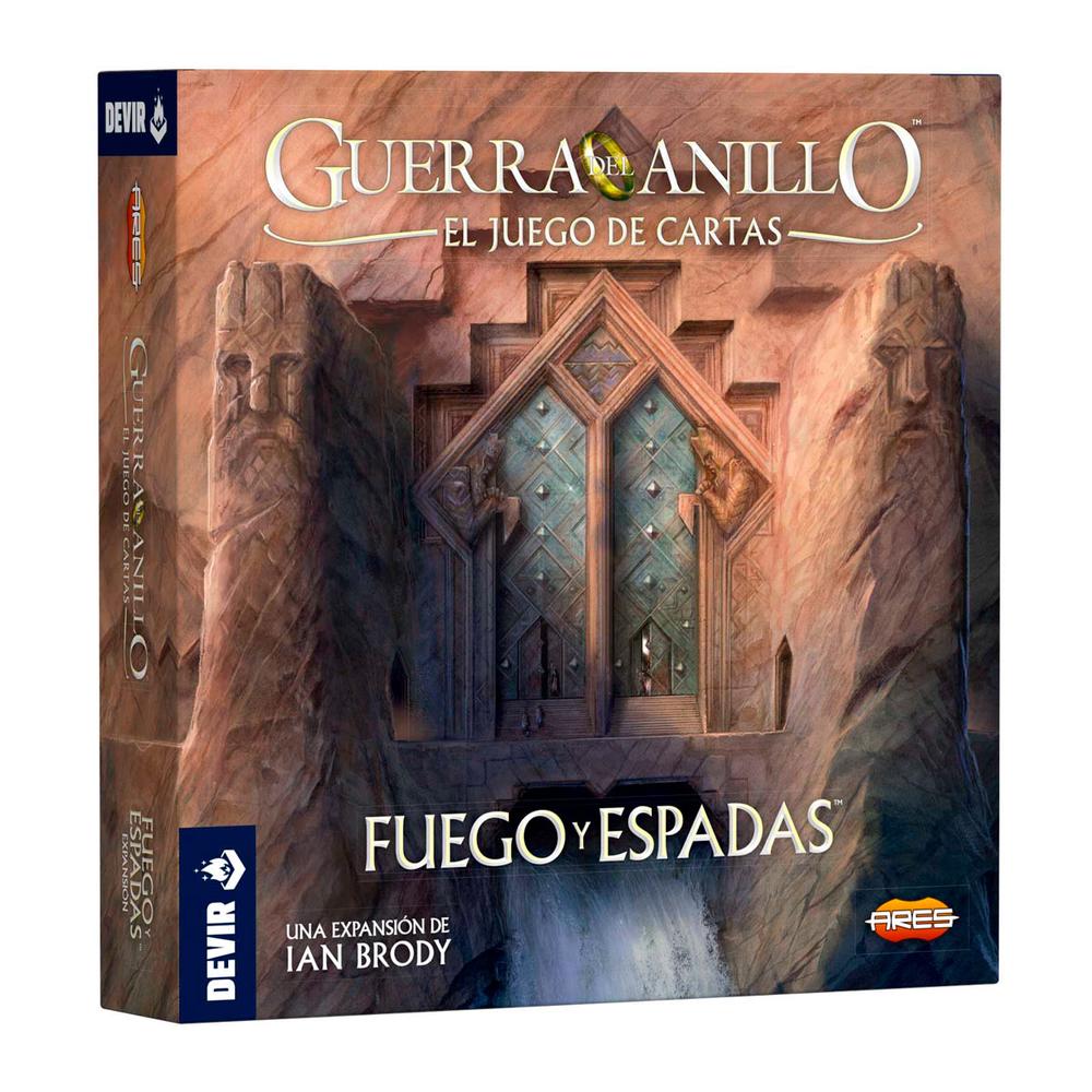 Guerra del Anillo: Fuego y Espadas | Expansión | Juego de Cartas | 2-6 Jugadores | Devir