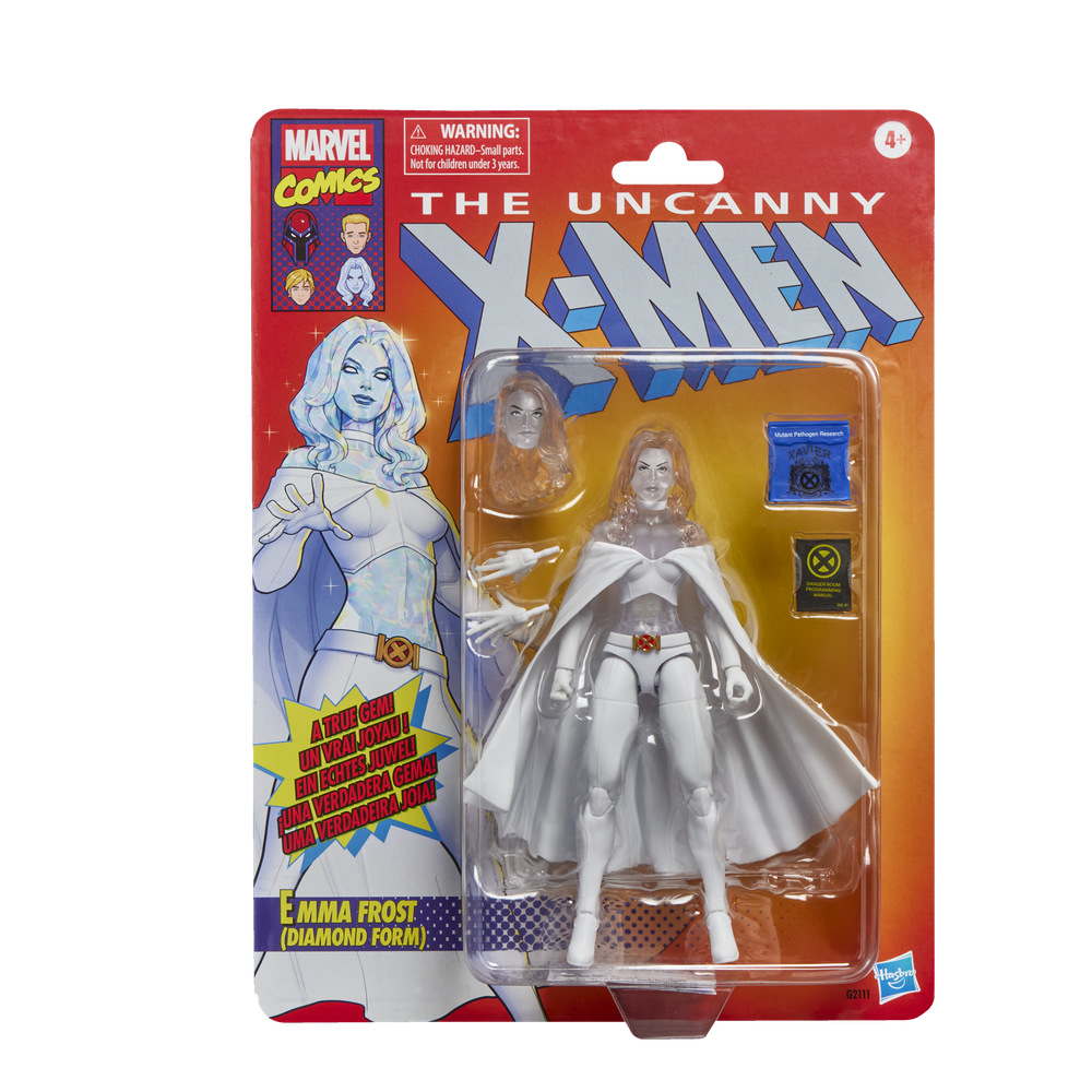 Figura Hasbro Marvel Legends X-Men Emma Frost Diamond Form | 15cm Astonishing X-Men