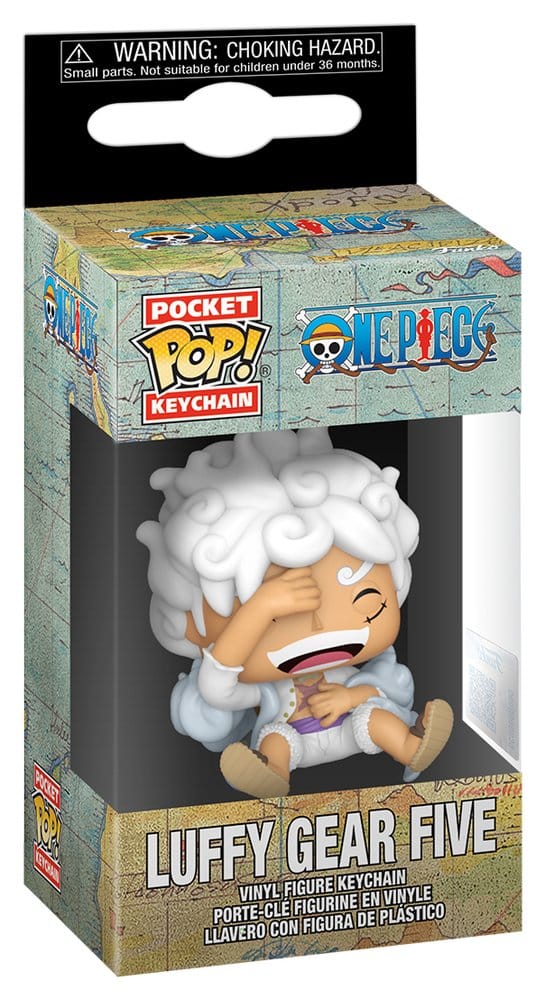 Llavero Funko Pop! Luffy Gear Five | One Piece | Keychain Vinilo Coleccionista