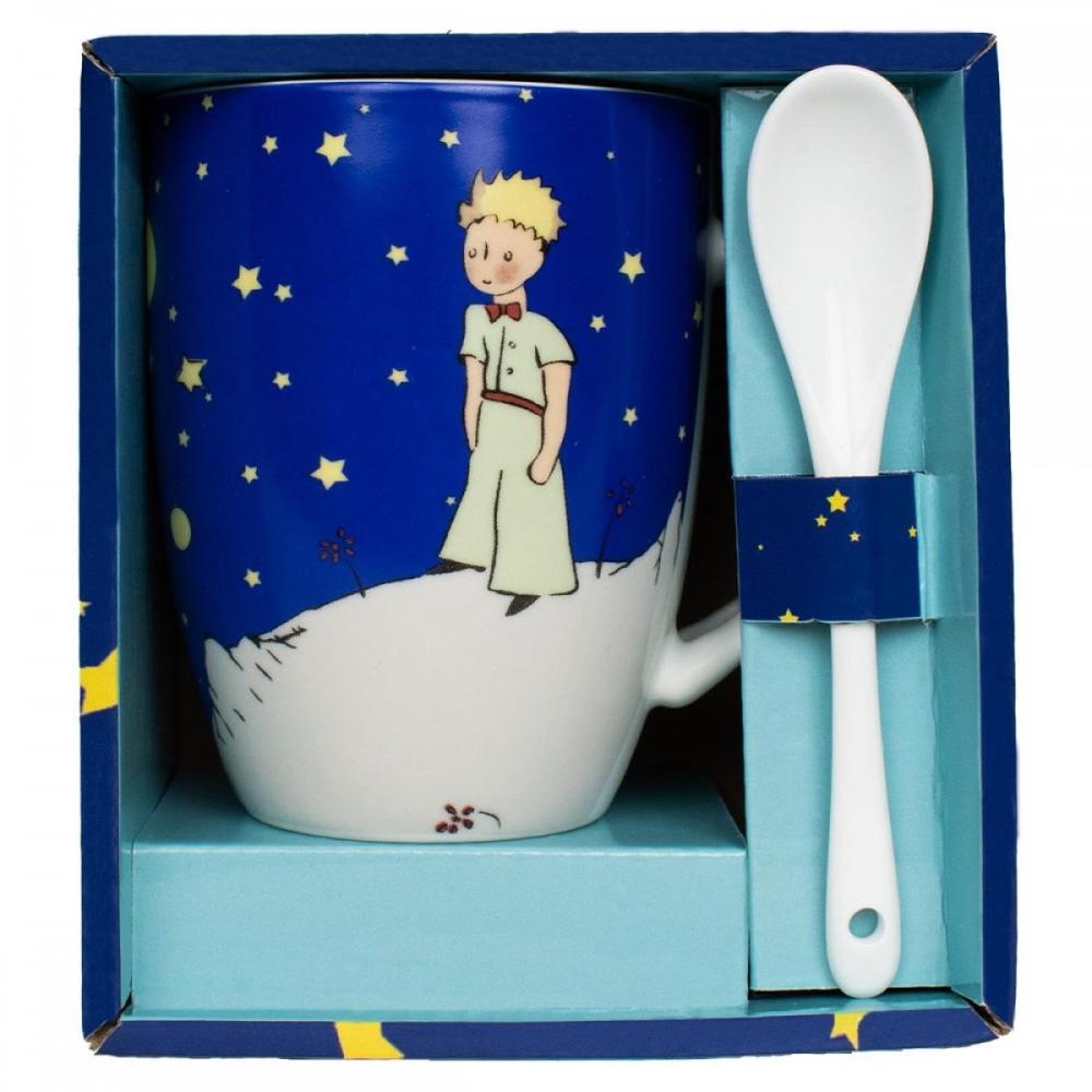 Taza con Cuchara Enesco El Principito Bajo el Cielo Estrellado | Caja de Regalo