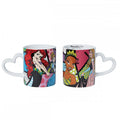 Taza Enesco Disney Princesas Ariel Cenicienta Tiana Aurora | Asa Corazón | Merchandising Disney