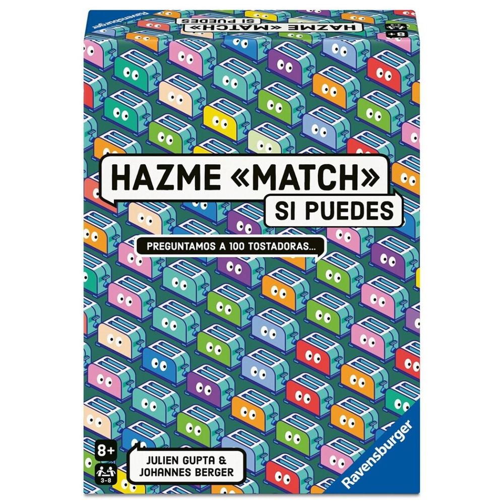 Hazme Match Si Puedes | Juego de Mesa Party Coincidencias | 3-8 Jugadores | +8 Años | Ravensburger