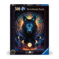 Puzzle Lobo Glow in the Dark | Rompecabezas 500 Piezas | Efecto Luminoso | Ravensburger