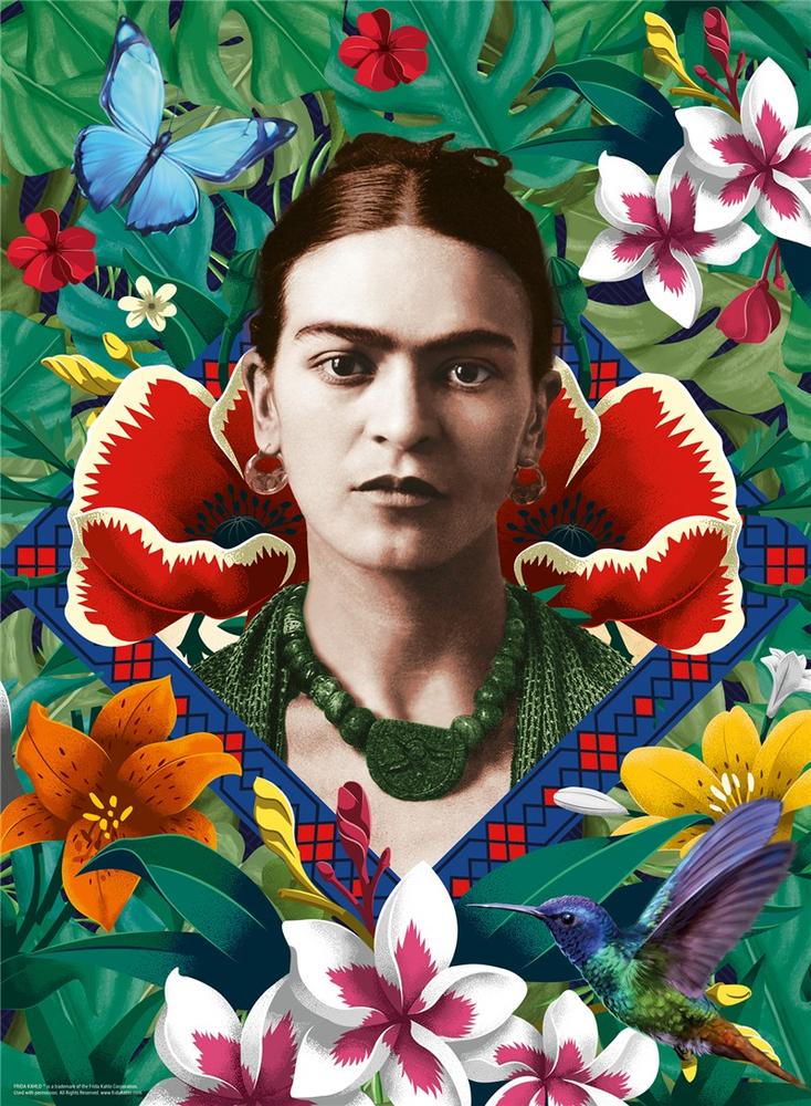 Puzzle frida kahlo blooming fantasy 500