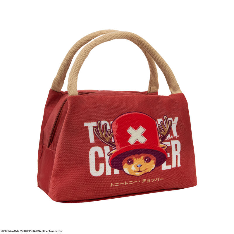 Bolsa Térmica Portalimentos Tony Tony Chopper | One Piece Netflix | Cierre Cremallera | Licencia Oficial | Cinereplicas